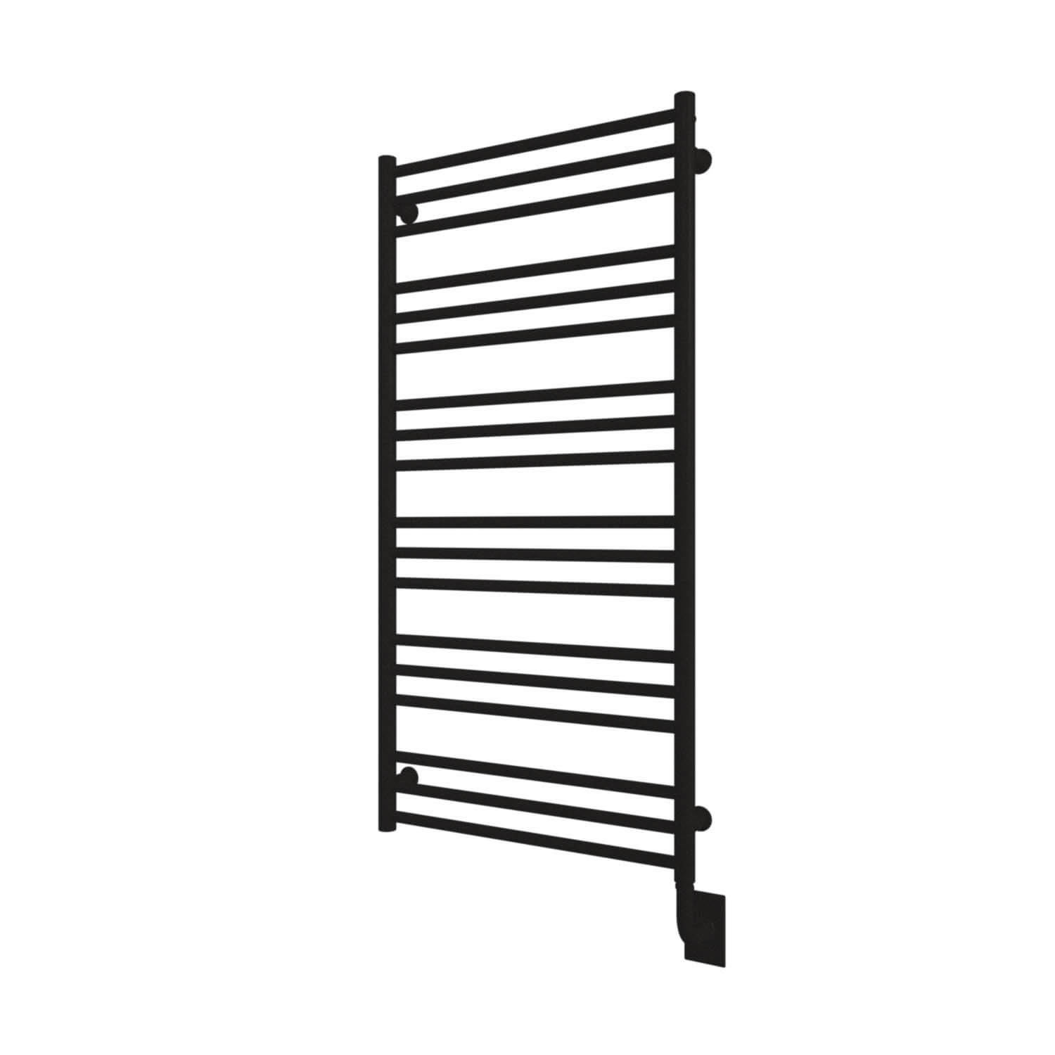 Chauffe-serviettes électrique câblé Sorano 23,5" x 47,5" - Noir mat