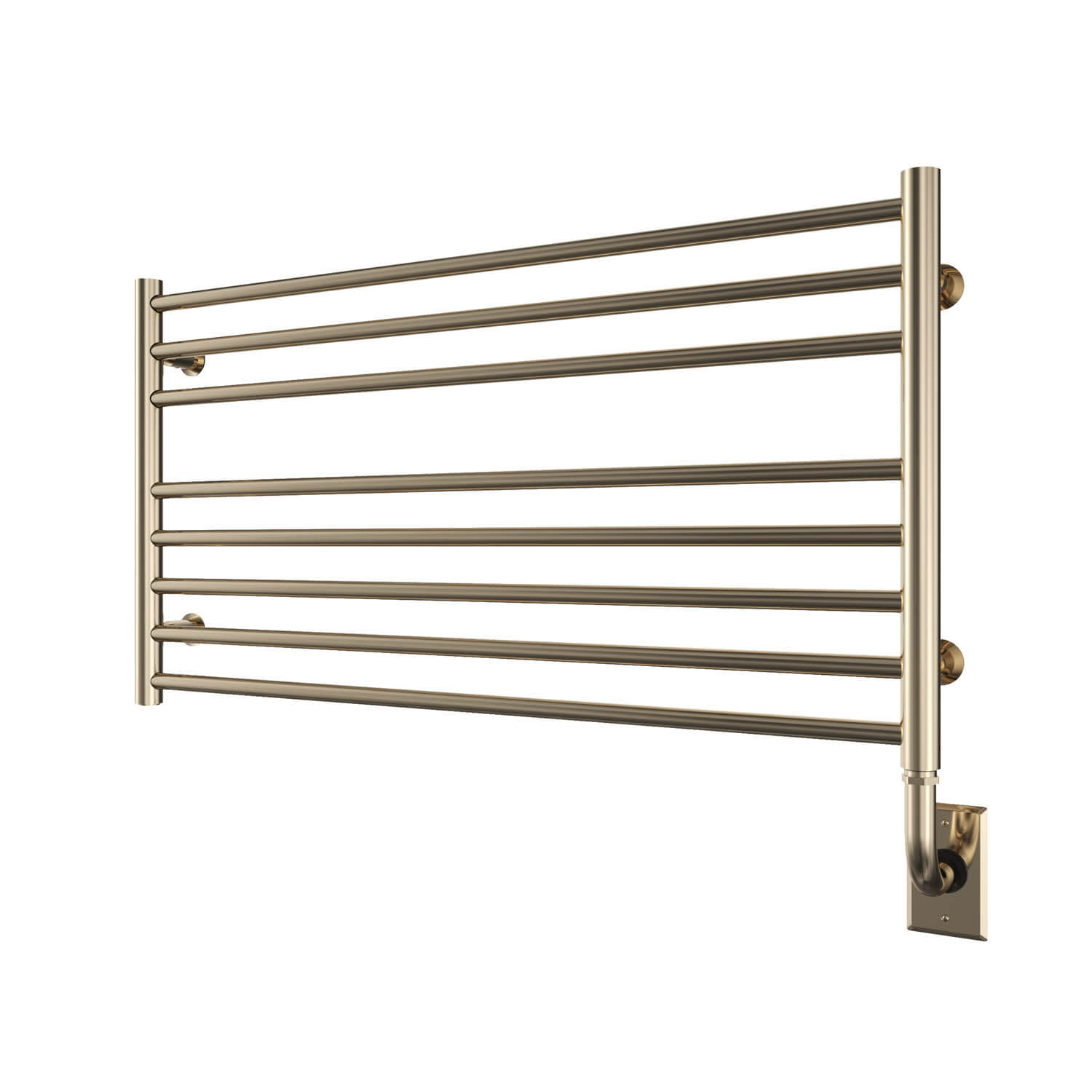 Chauffe-serviettes électrique câblé Sorano 35,5" x 19" - Nickel poli