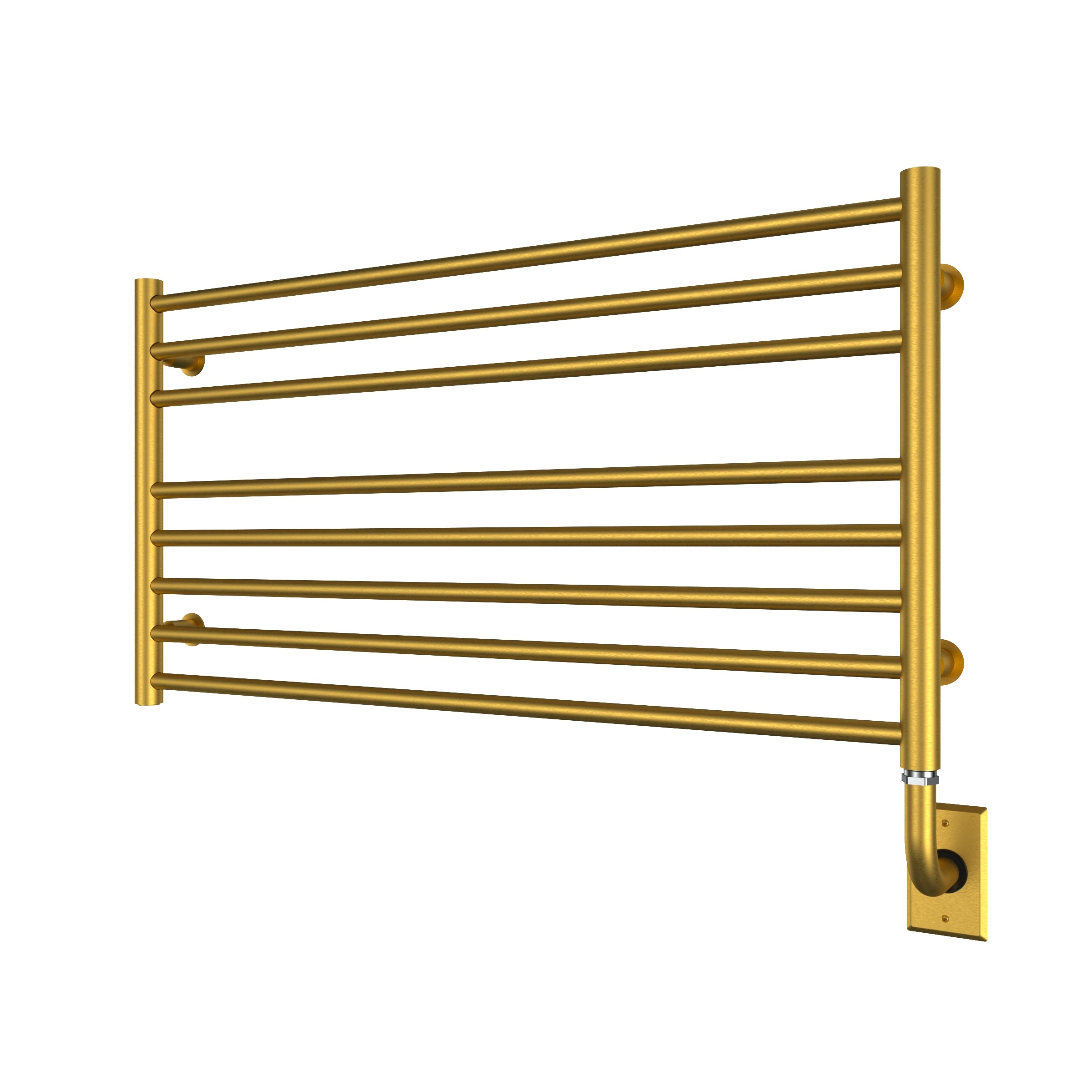 Chauffe-serviettes électrique Sorano câblé 35,5" x 19" - PVD or brossé