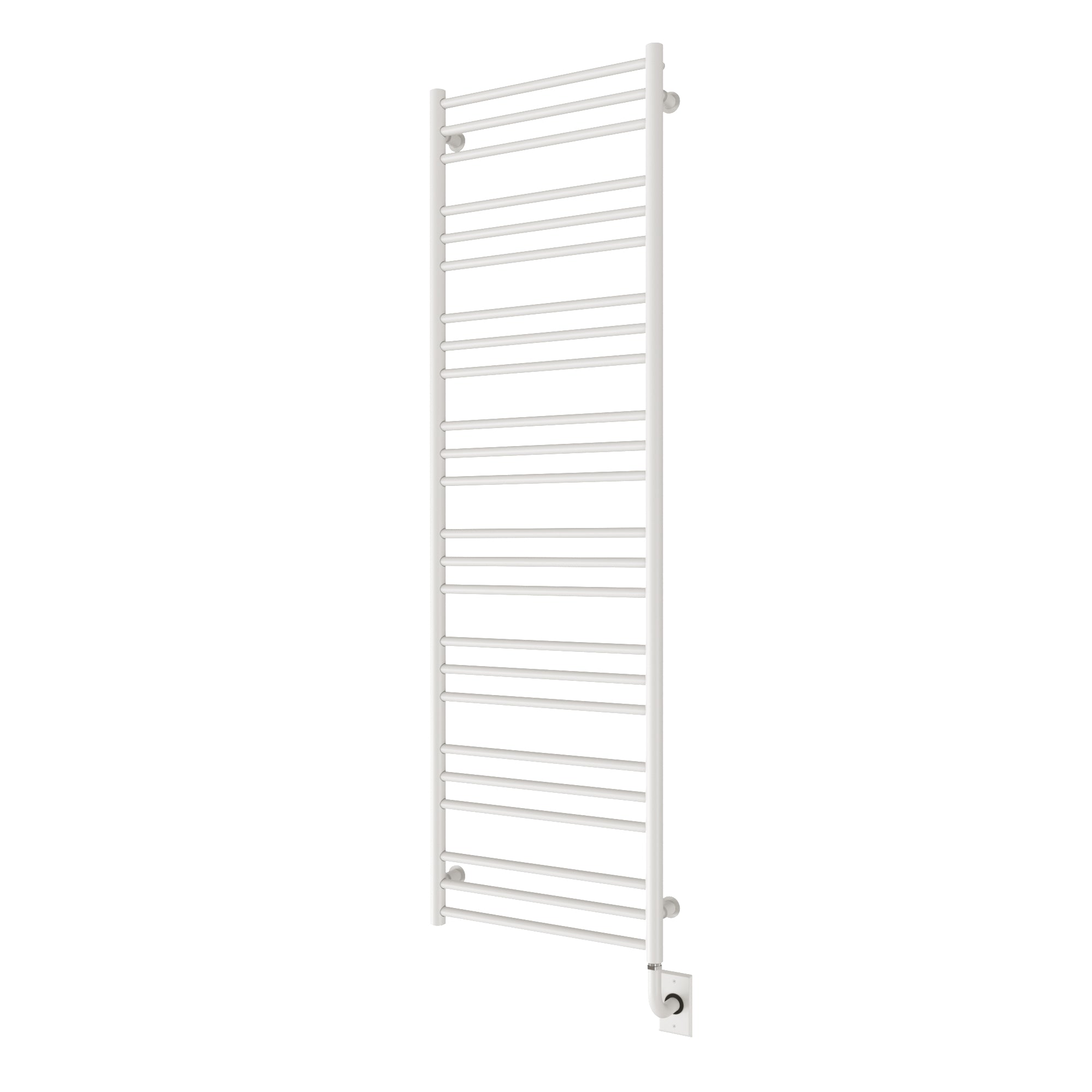 Chauffe-serviettes électrique câblé Sorano 19,5" x 64" - Blanc mat