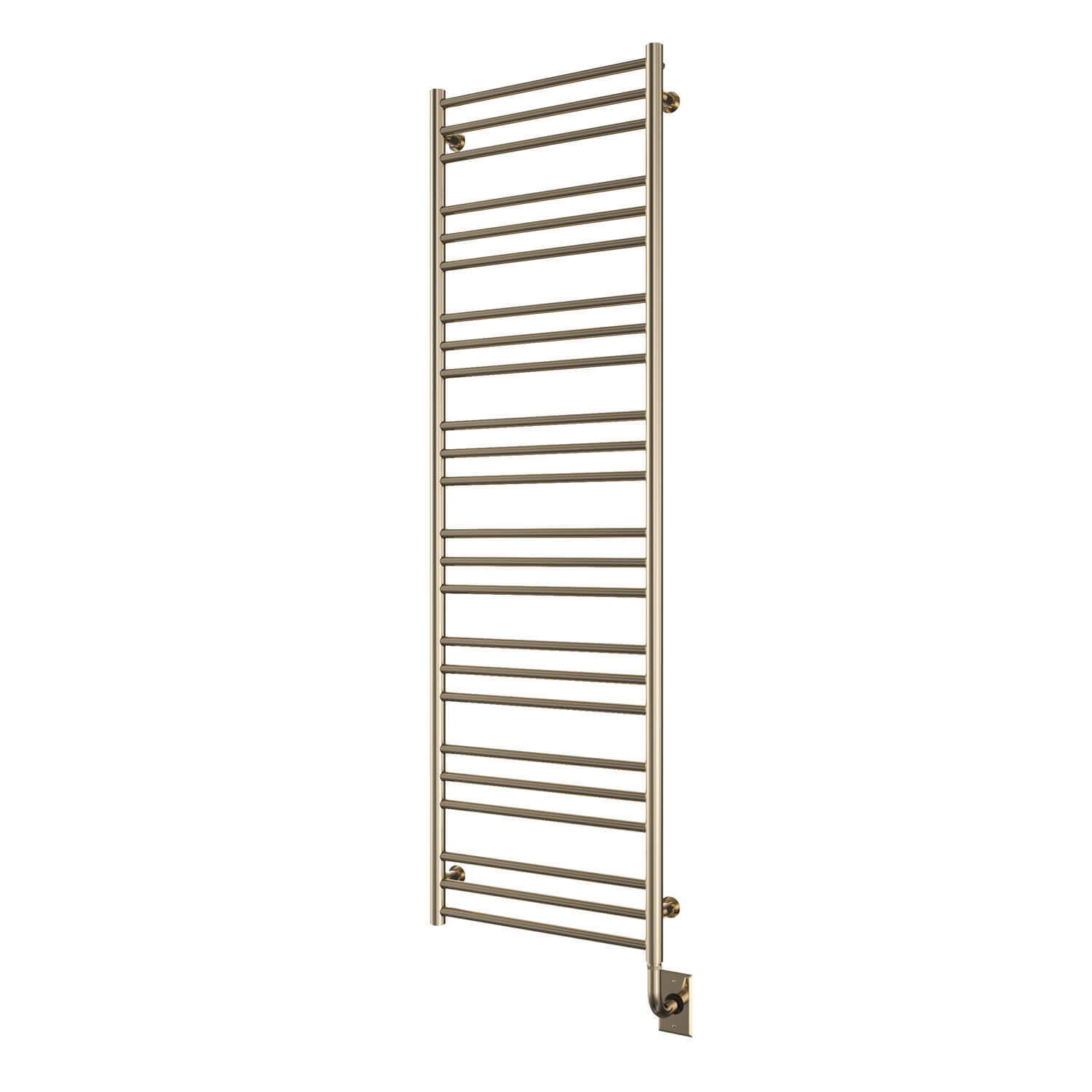 Chauffe-serviettes électrique câblé Sorano 19,5" x 64" - Nickel poli