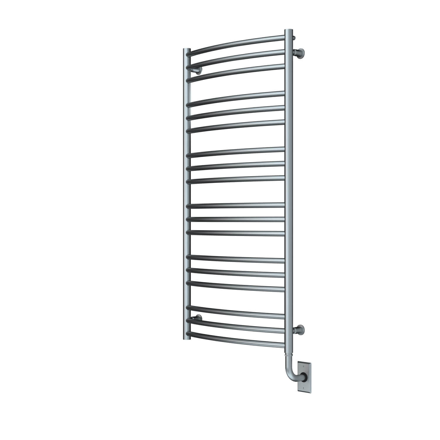 Chauffe-serviettes électrique câblé Laveno 23,5" x 47,5" - Nickel brossé