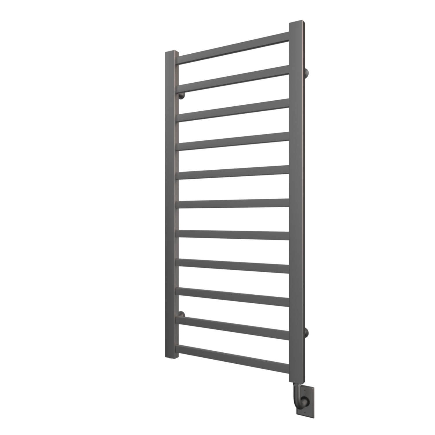 Chauffe-serviettes électrique Milano 23,5" x 50,5" - Nickel brossé