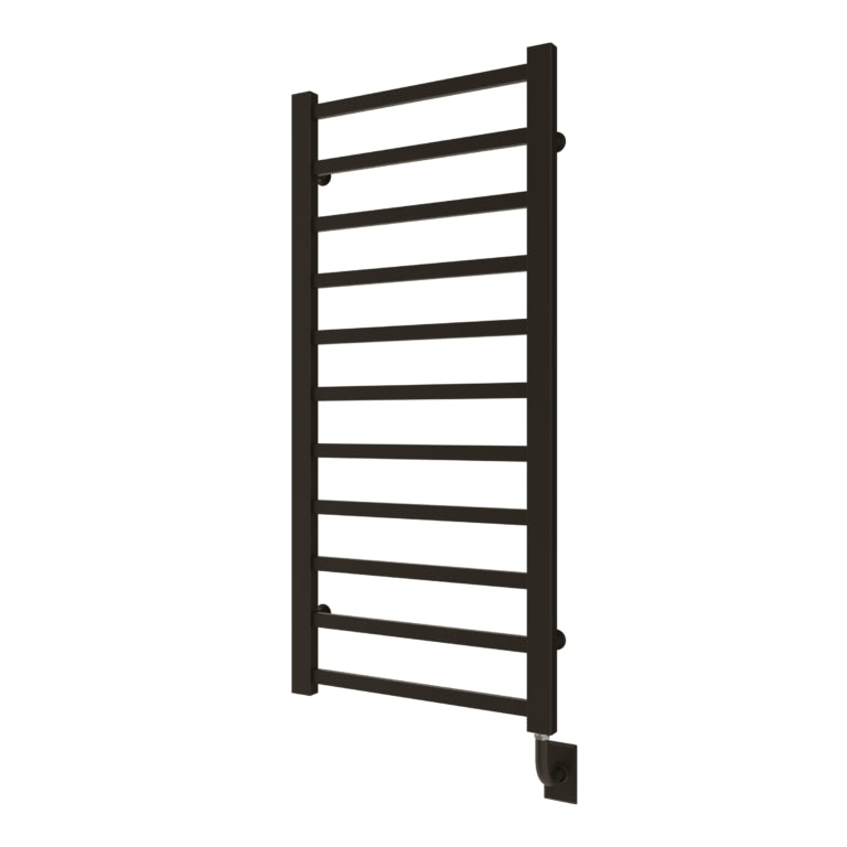 Chauffe-serviettes électrique Milano 23,5" x 50,5" - Noir mat