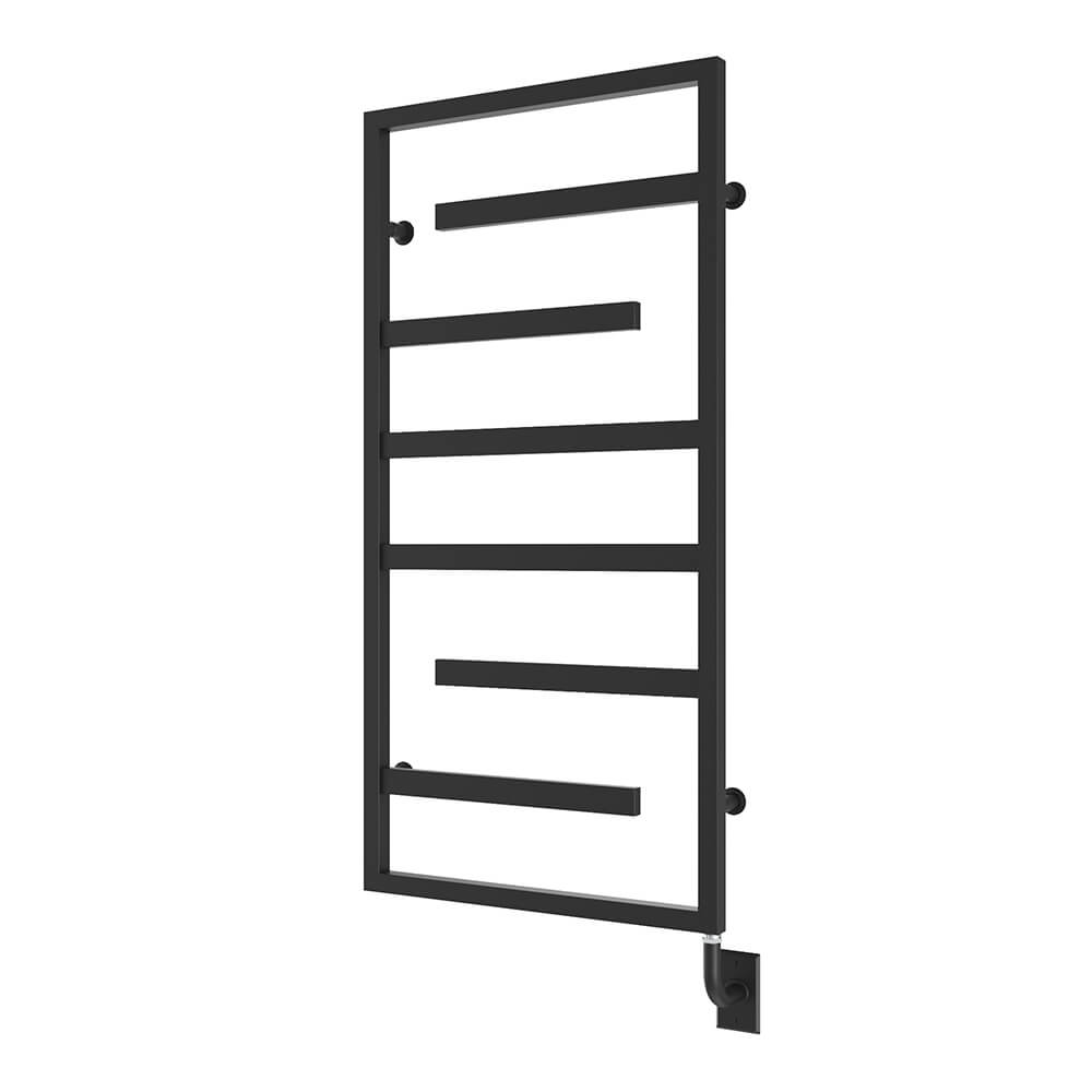 Chauffe-serviettes électrique Vasto câblé 23,5" x 47,5" - Noir mat