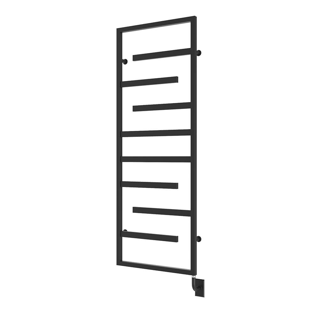 Chauffe-serviettes électrique Vasto 23,5" x 64" - Noir mat