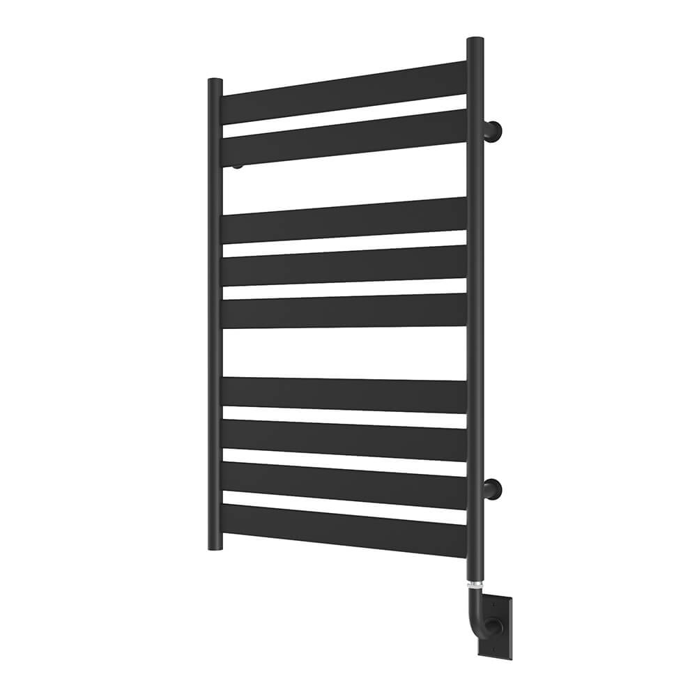 Chauffe-serviettes électrique câblé Romano 19,5" x 37" - Noir mat