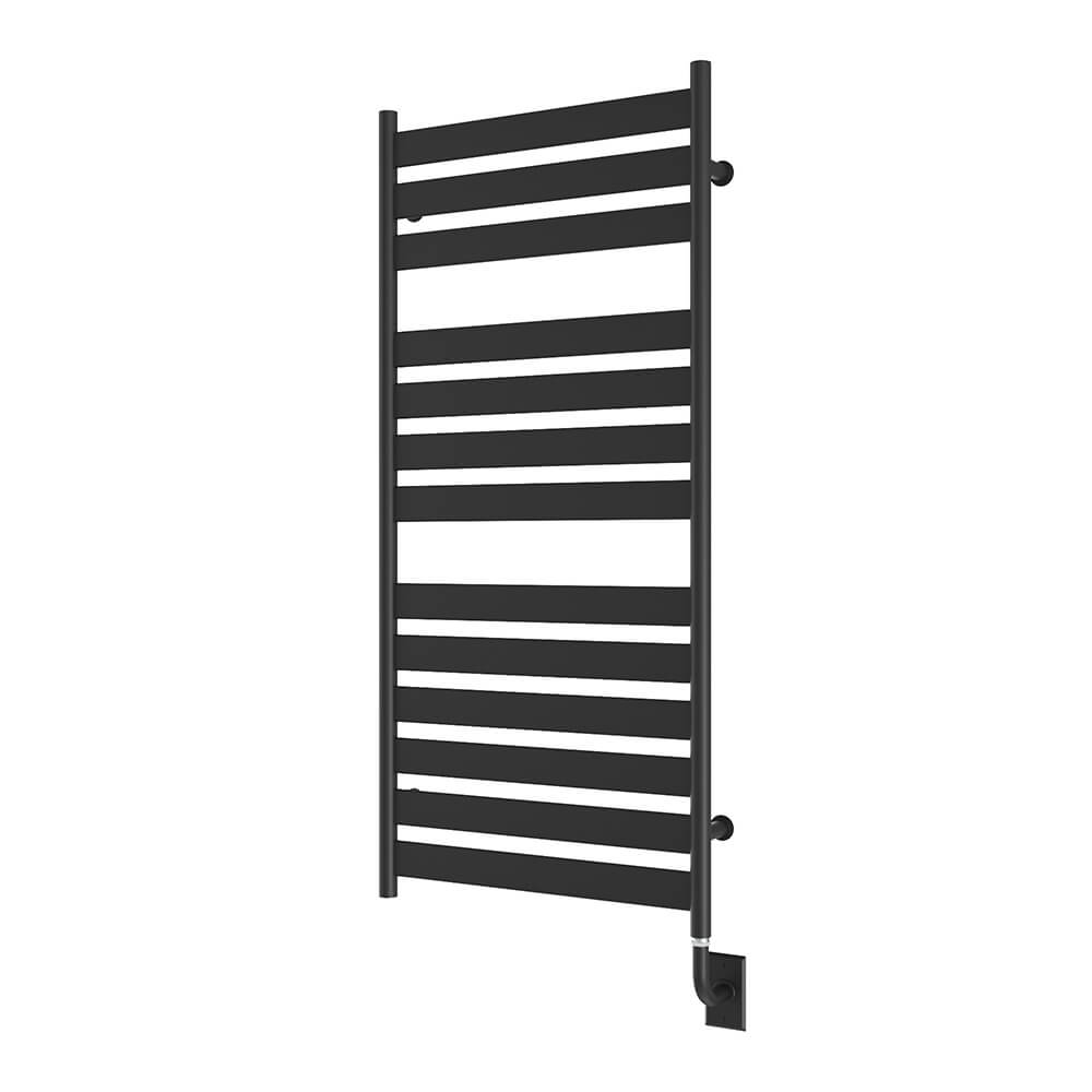 Chauffe-serviettes électrique Romano 23,5" x 51" - Noir mat