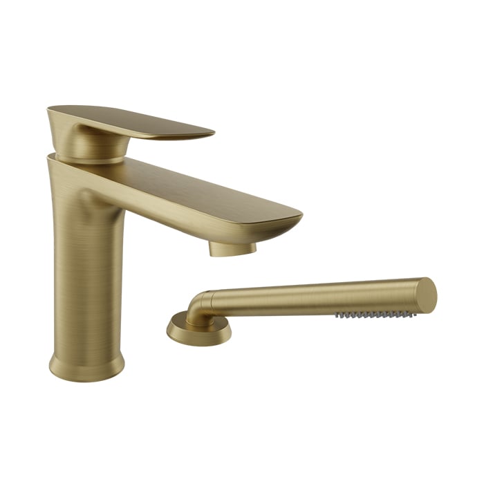 Robinet de bain 2 morceaux avec douchette