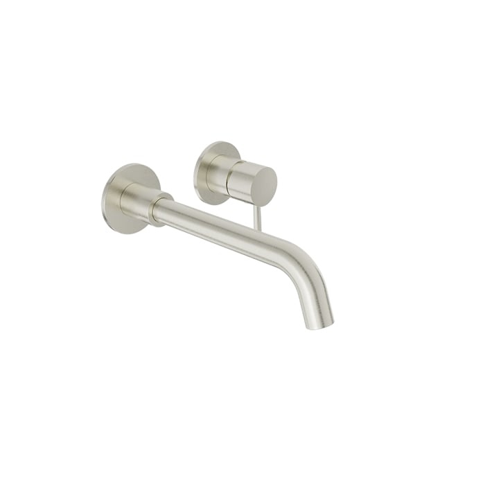 Robinet de lavabo mural monocommande, renvoi non inclus