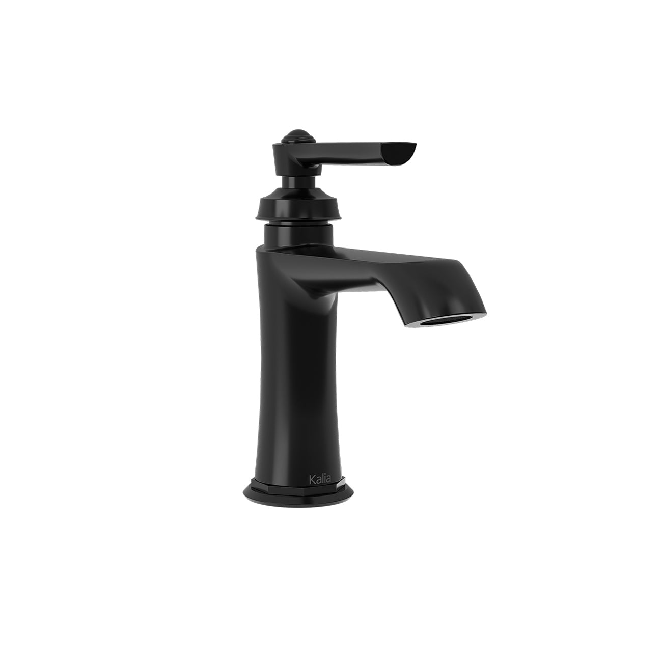 RUSTIK™ Robinet Monotrou de Lavabo Sans Drain Noir