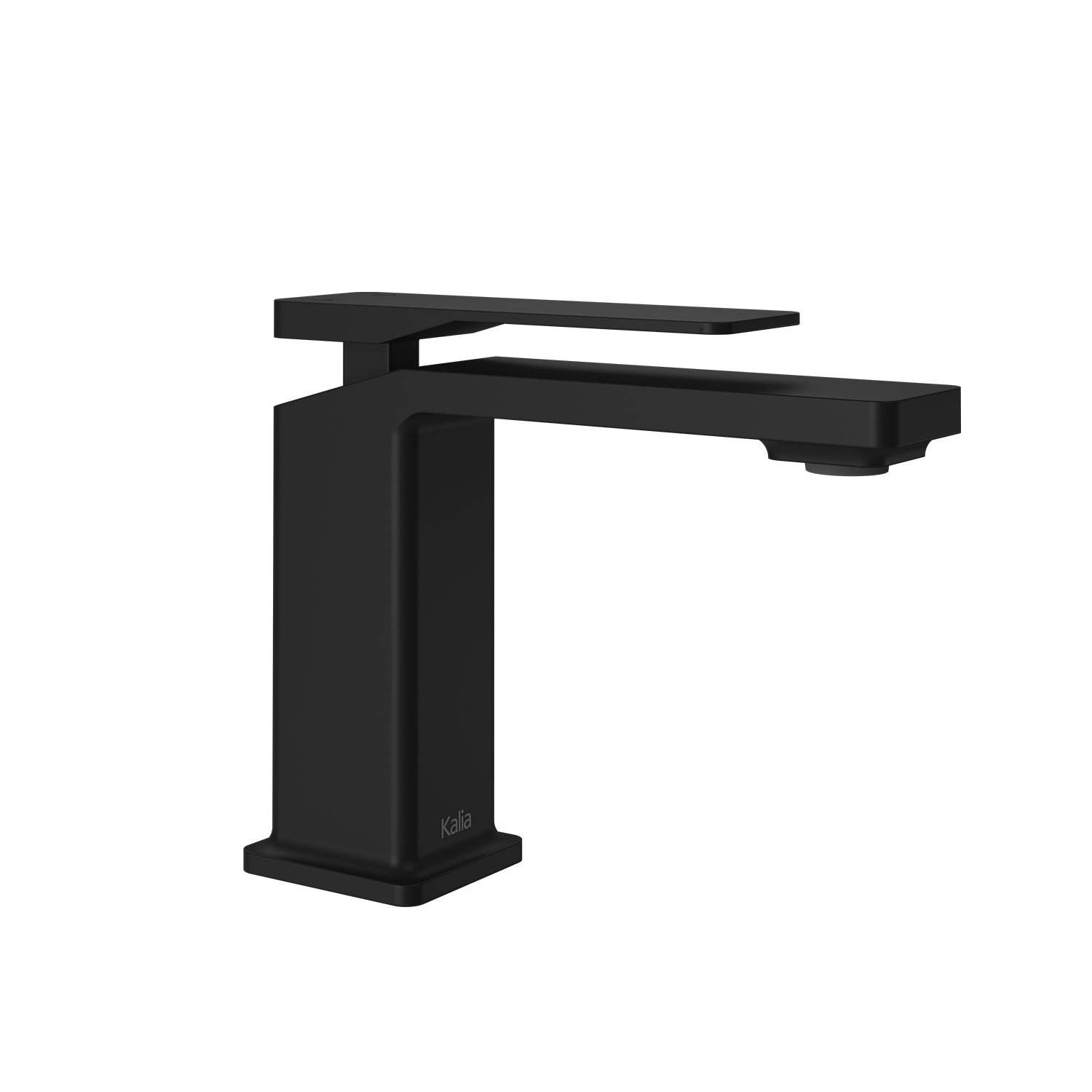 KAREO™ Robinet Monotrou de Lavabo avec Drain à Pression et Trop-Plein Noir Mat