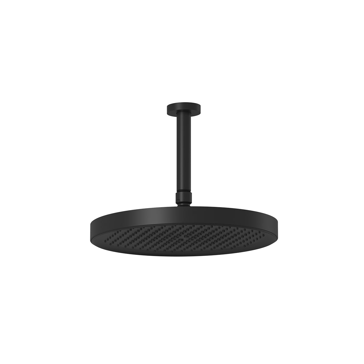 MOROKA™ PLUS Tête de Pluie Ronde de 300mm (11 13/16'') avec Bras Vertical au Plafond Noir Mat