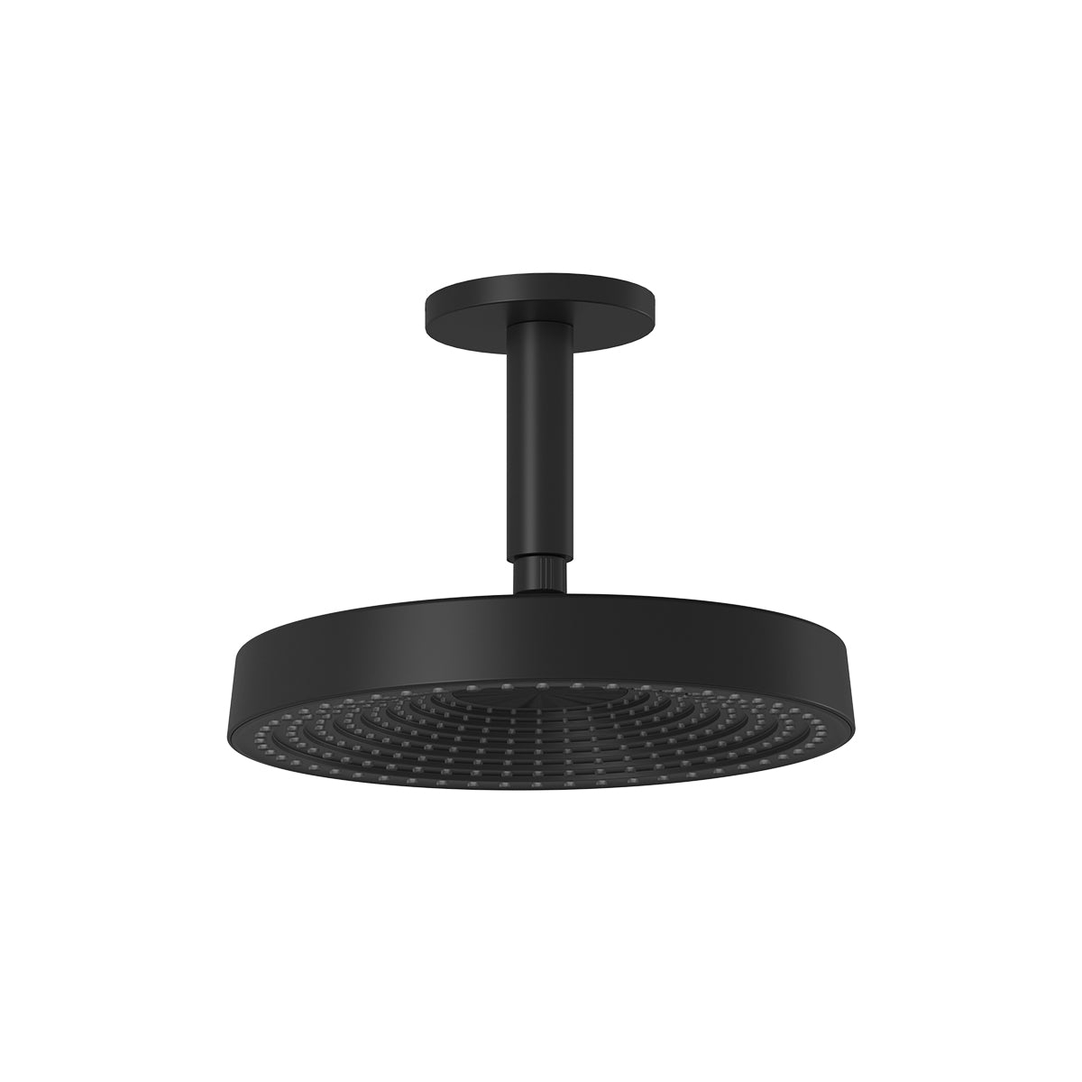MOROKA™ PREMIA Tête de Pluie Ronde de 300mm (11 13/16'') avec Bras Vertical au Plafond Noir Mat