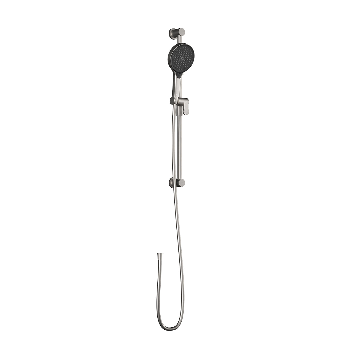 MOROKA™ PLUS Ensemble Douchette à Main 3 Fonctions avec Rail et Boyau Flexible en PVC de 60'' Nickel Pur