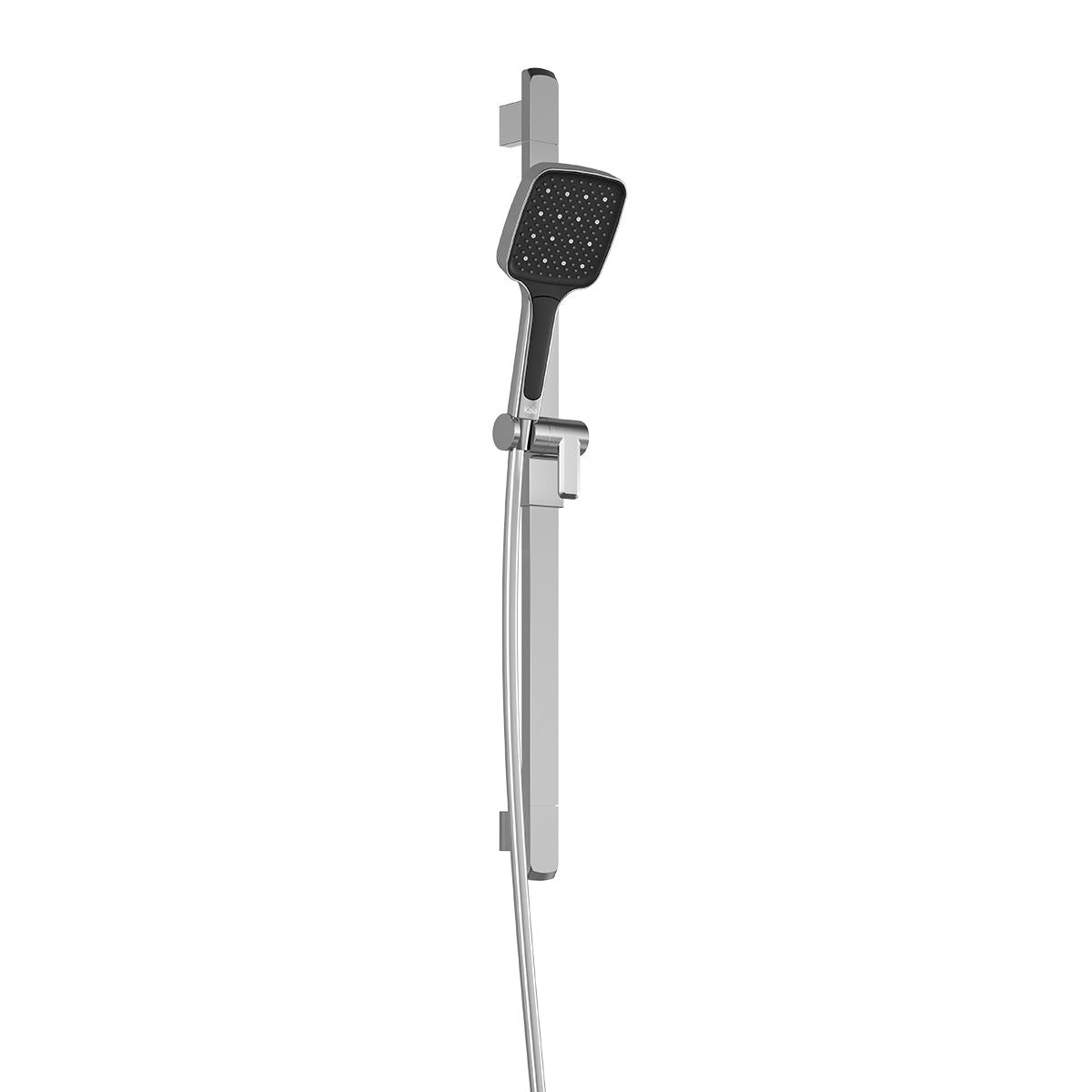 KAREO™ PLUS Ensemble Douchette à Main 3 Fonctions avec Rail et Boyau Flexible en PVC de 60'' Chrome