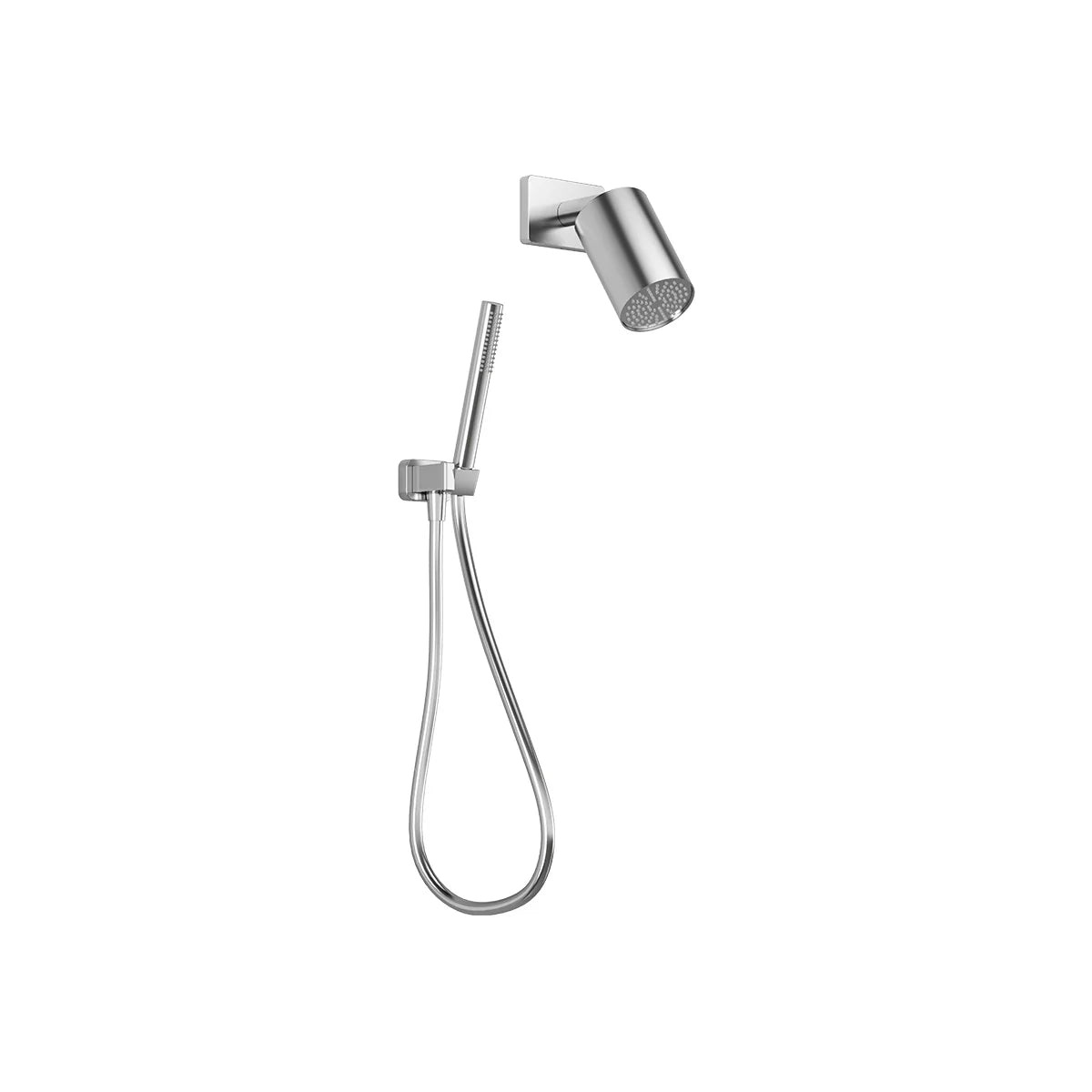 FOLO™ Ensemble Douchette à Main, Support pour Douchette avec Coude d'Alimentation et Boyau Flexible en PVC de 60'' Noir Mat