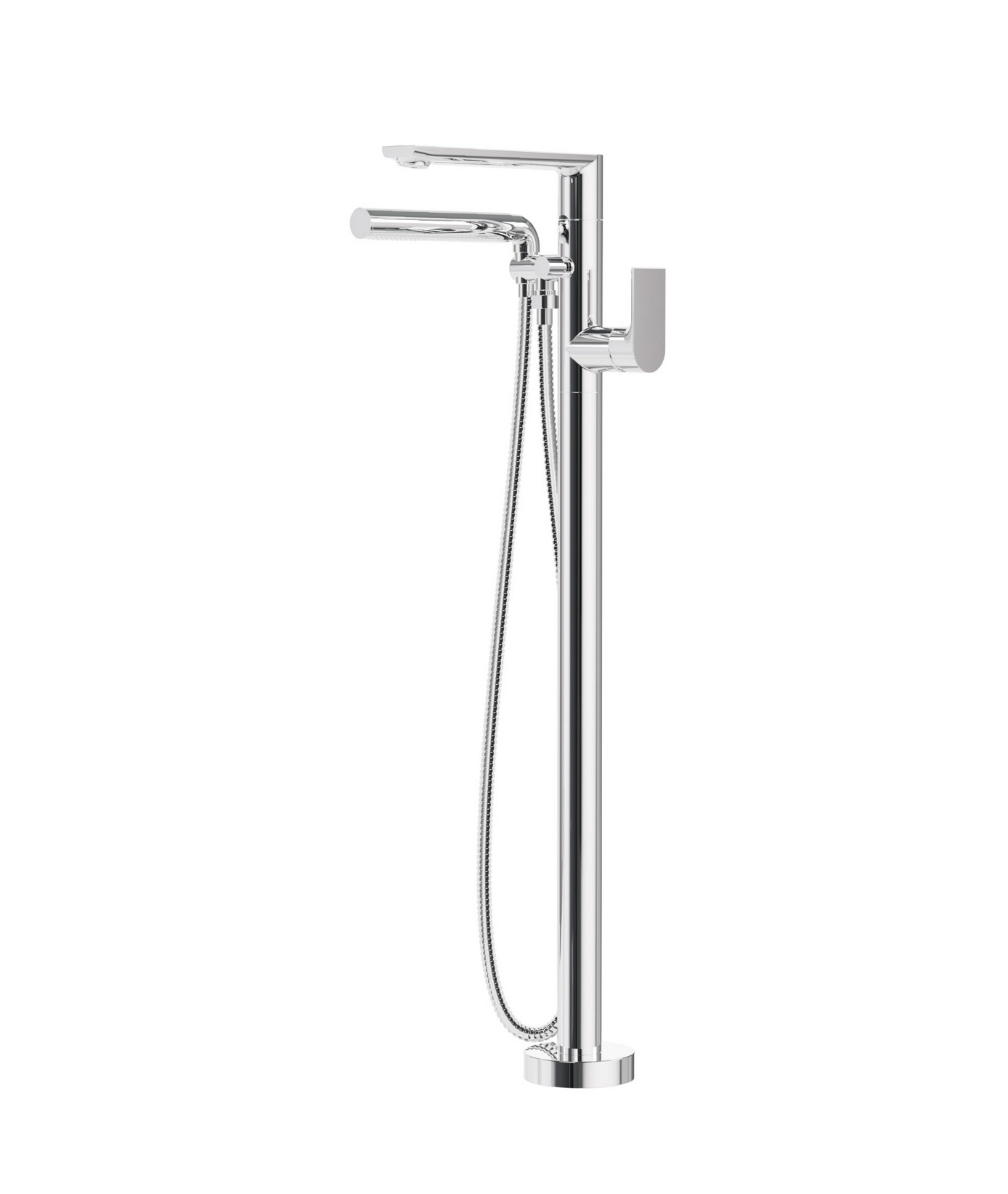 Robinet sur pied pour bain autoportant