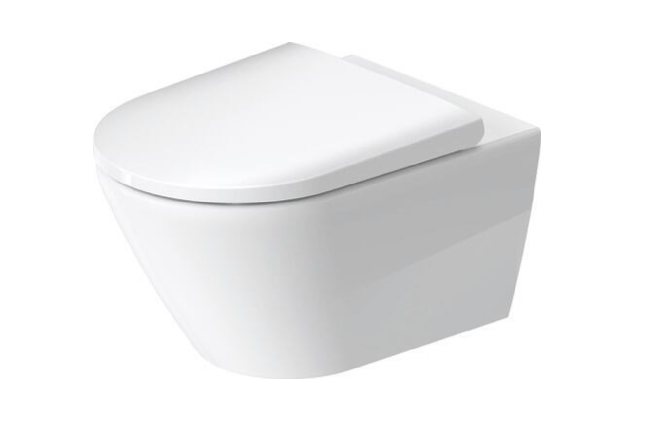 Toilette suspendue Duravit avec système de réservoir encastré Geberit