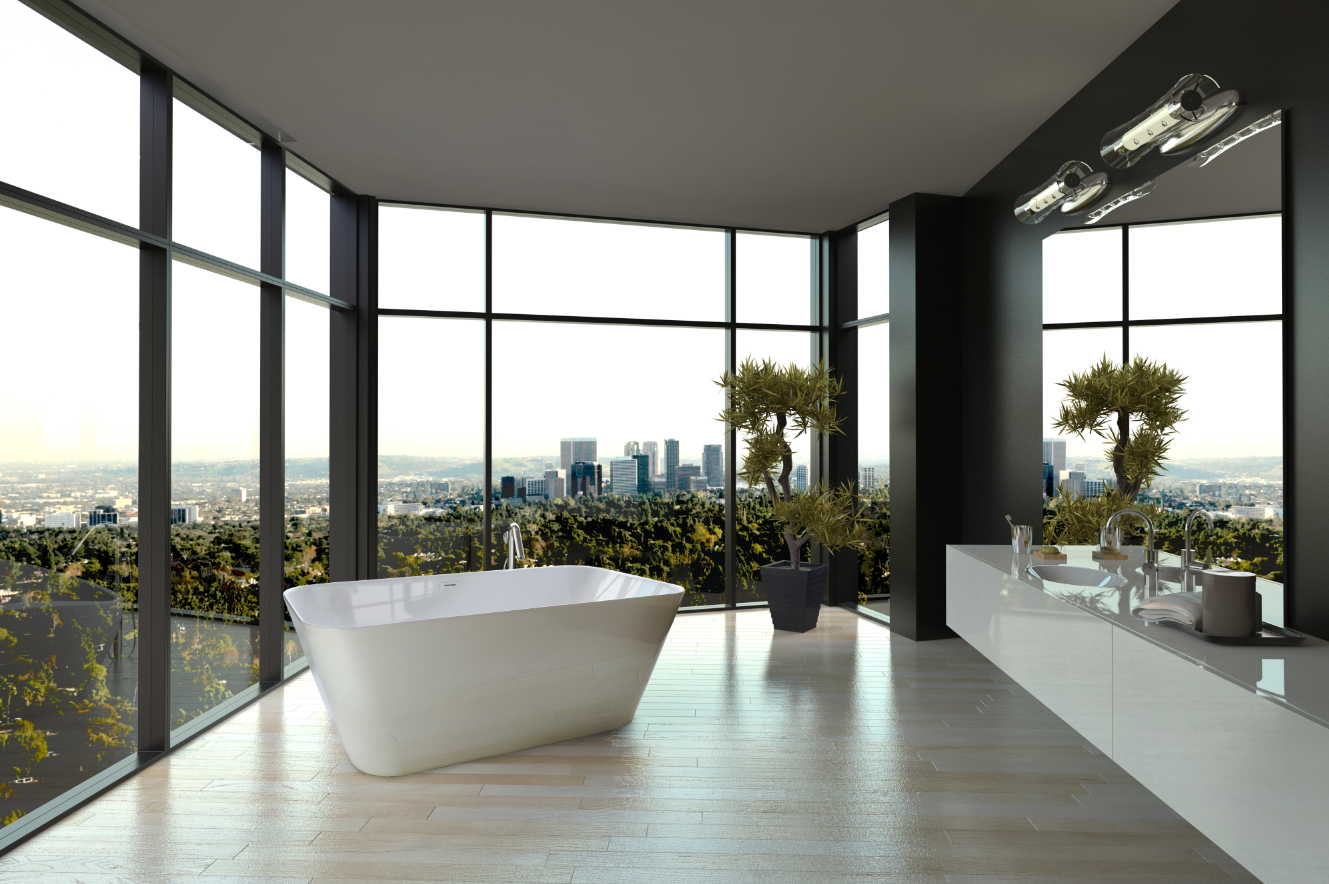 Bain autoportant  Form en polymere