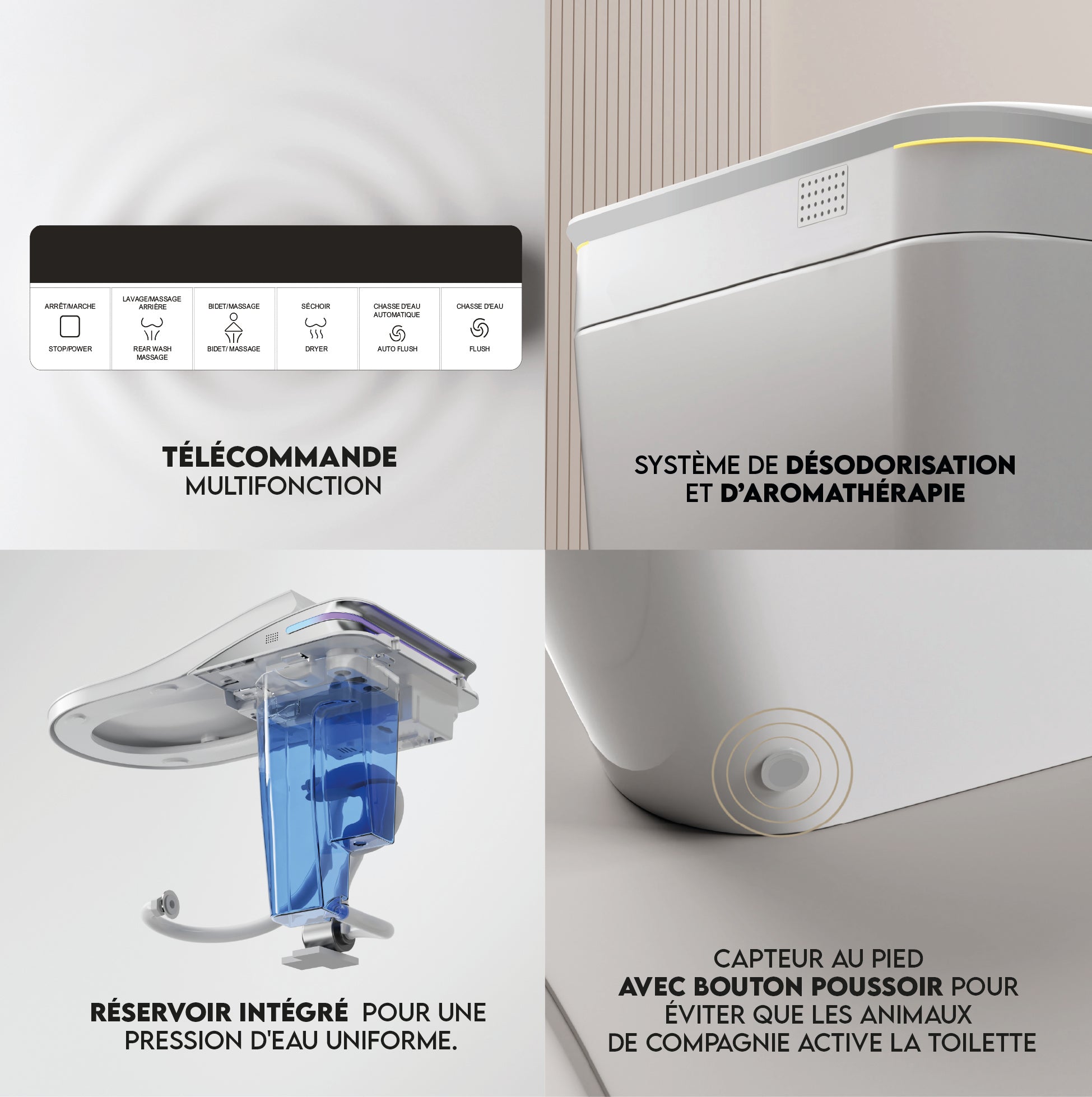 Toilette intelligente IQ3