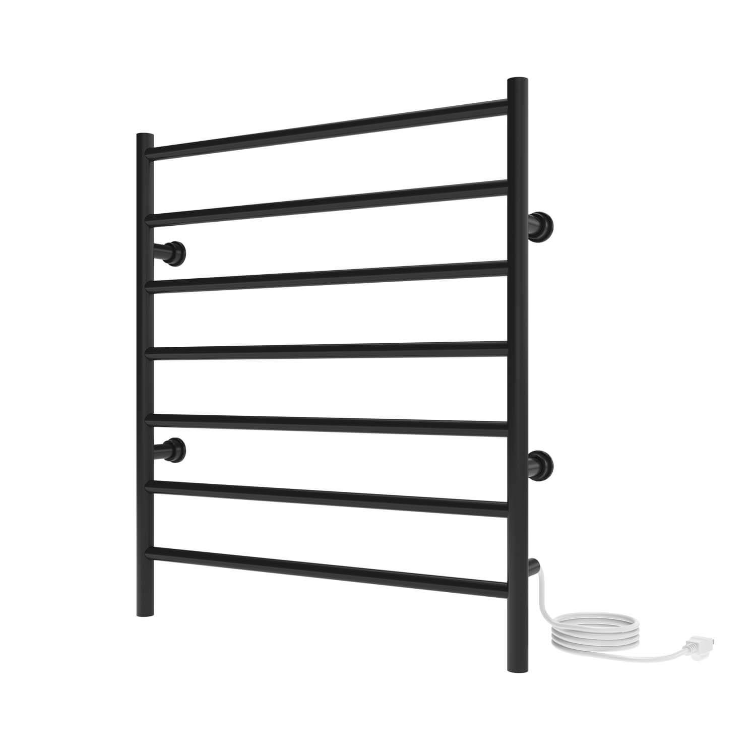 Chauffe-serviettes électrique linéaire Kontour 24" x 27" - Noir mat