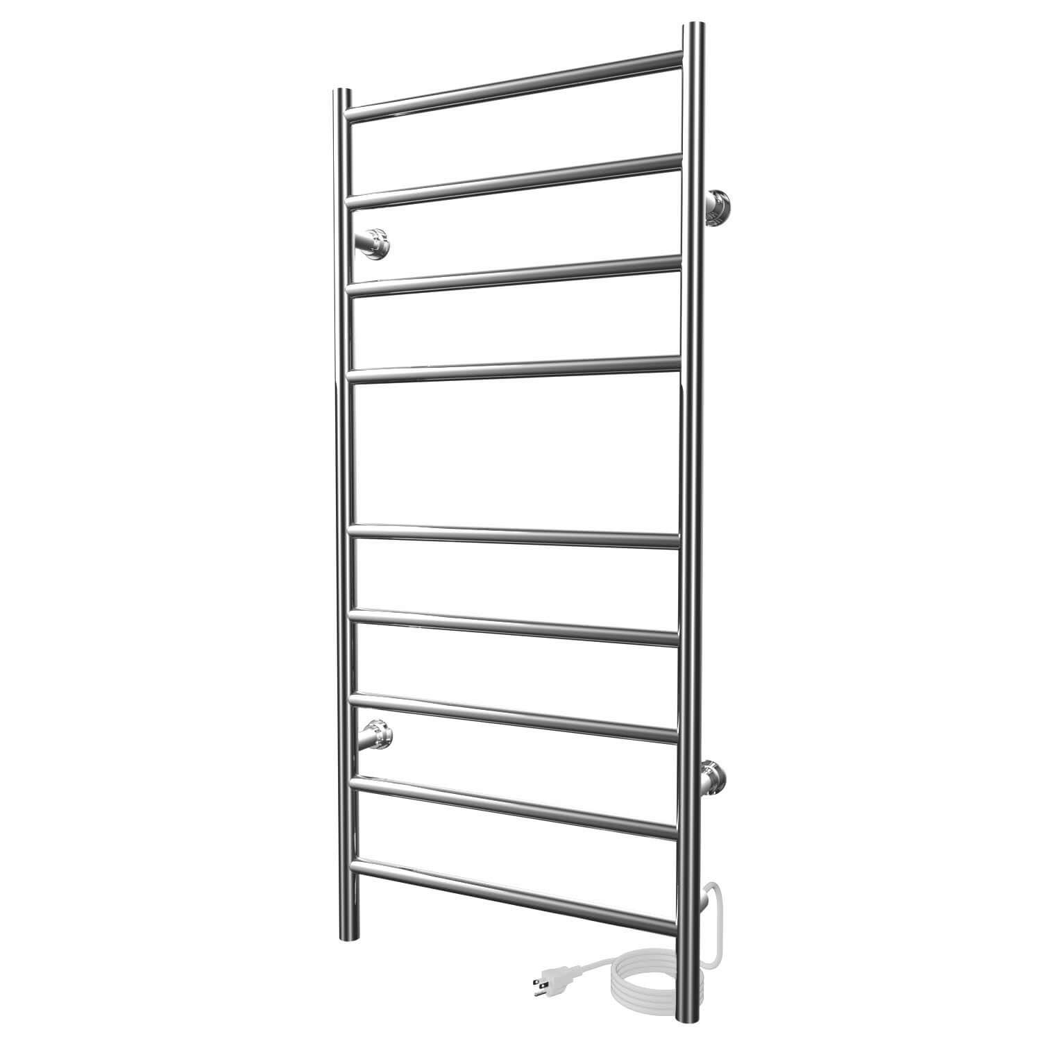 Chauffe-serviettes électrique linéaire Kontour 18" x 40" - Chrome
