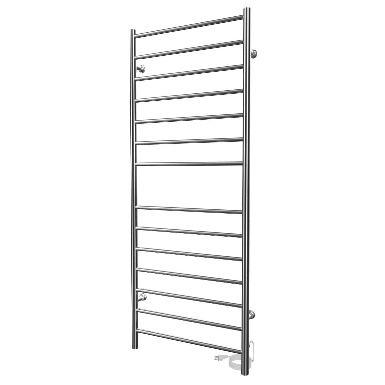 Chauffe-serviettes électrique linéaire Kontour 24" x 60" - Chrome