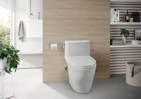 TOILETTE MONOCOQUE CEFIONTECT®NEXUS  ALLONGÉE À HAUTEUR  UNIVERSELLE DE 1,28  GPF AVEC SIÈGE