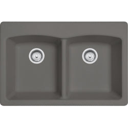 Évier pour encastrer 2 cuves en granite Colleciton Ellipse 33" x 22 de Franke
