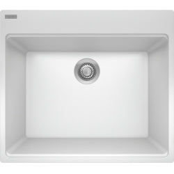 Cuve à lavage à encastrer ou sous comptoir, 1 cuve en granit Collection Maris 25" x 22" profondeur 12"de Franke