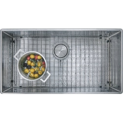 Évier sous plan 1 cuve en acier inoxydable série Professionnel 2.0 WorkCenter 35,5" x 19,5"