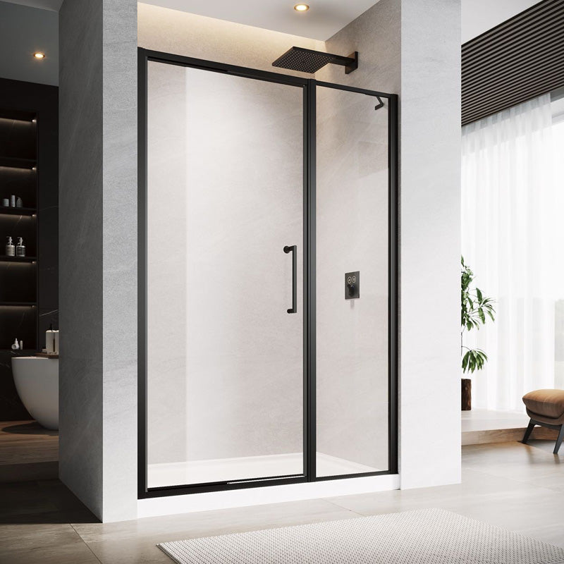 Porte pivotante 50/50 pour douche incluant base de douche incluse 48" x 36" SériePRO de Aktuell