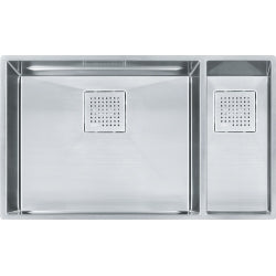 Évier sous plan 2 cuves acier inoxydable Collection Peak 31" x 18" de Franke