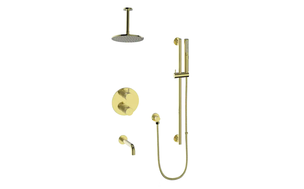 DRAVA 3-WAY TH SHOWER KIT WITH 6" CEILING ARM