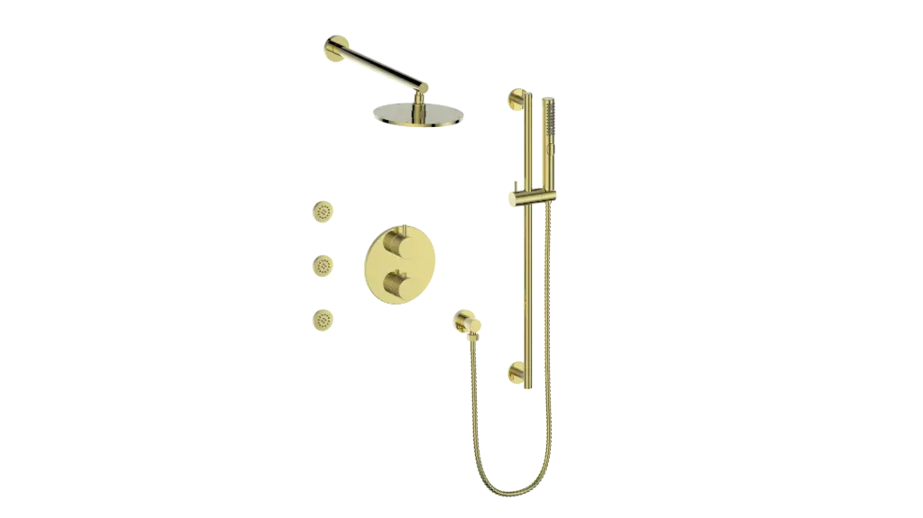 DRAVA 3-WAY TH SHOWER KIT WITH BODY JETS