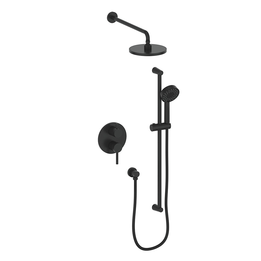 KIT ROBINET DE DOUCHE INCLUANT BRUT VE.210 Noir mat