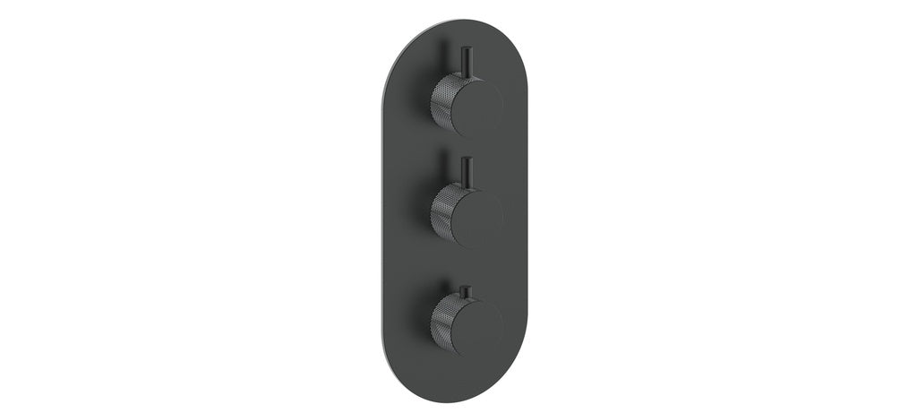 DRAVA TRIM FOR 3/4" HIGH-FLOW TH VALVE WITH 2 VOLUME CONTROLS