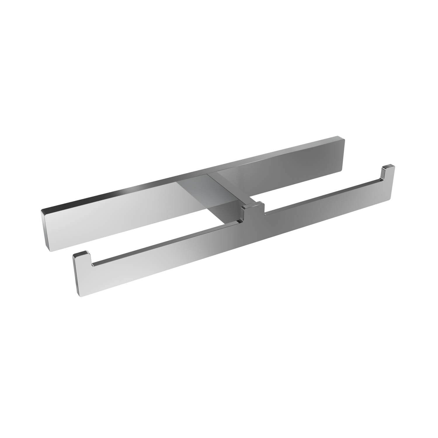 **JUSQU'À ÉPUISEMENT DES STOCKS** Porte-papier toilette double Erupt - Chrome