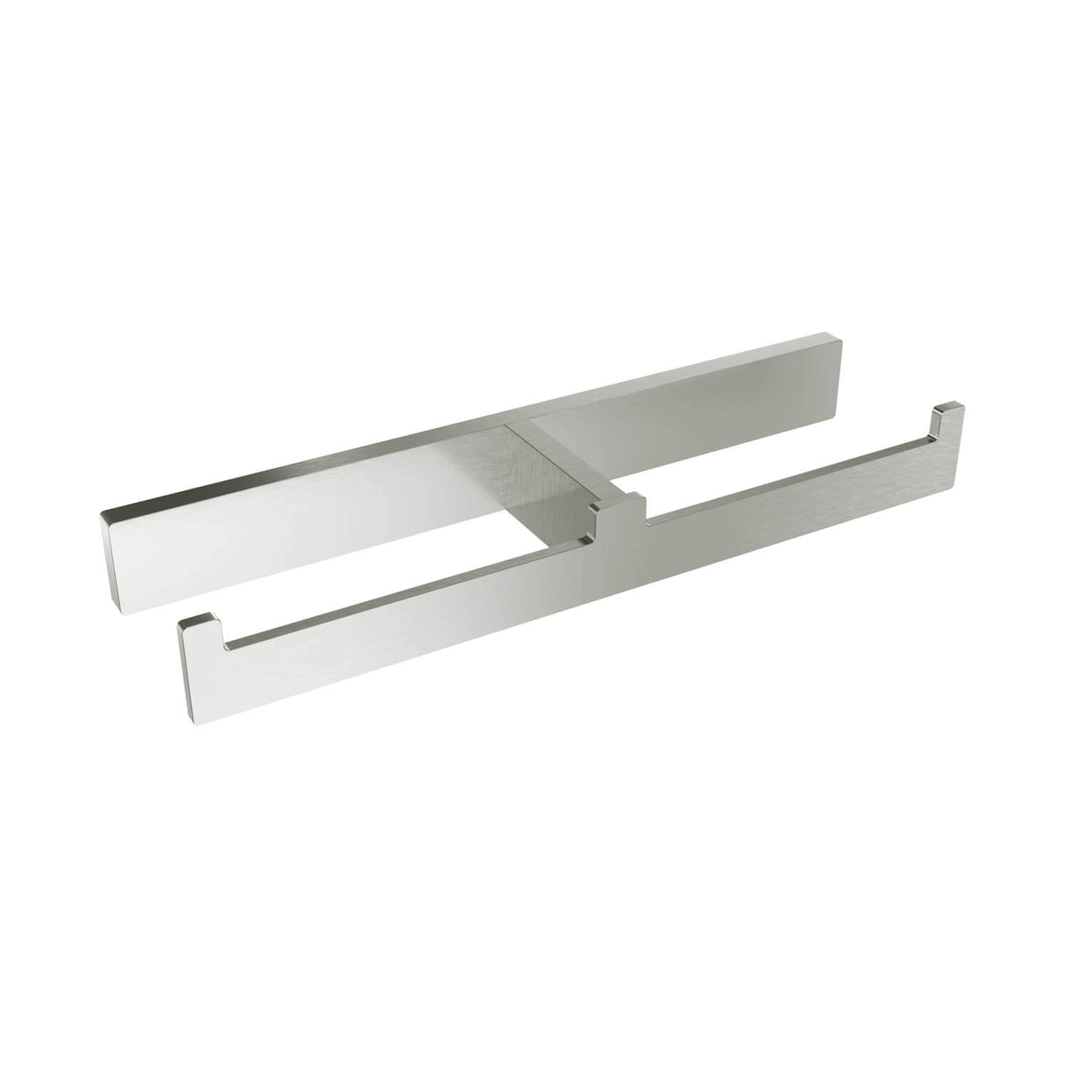**JUSQU'À ÉPUISEMENT DES STOCKS** Porte-papier toilette double Erupt - Nickel brossé