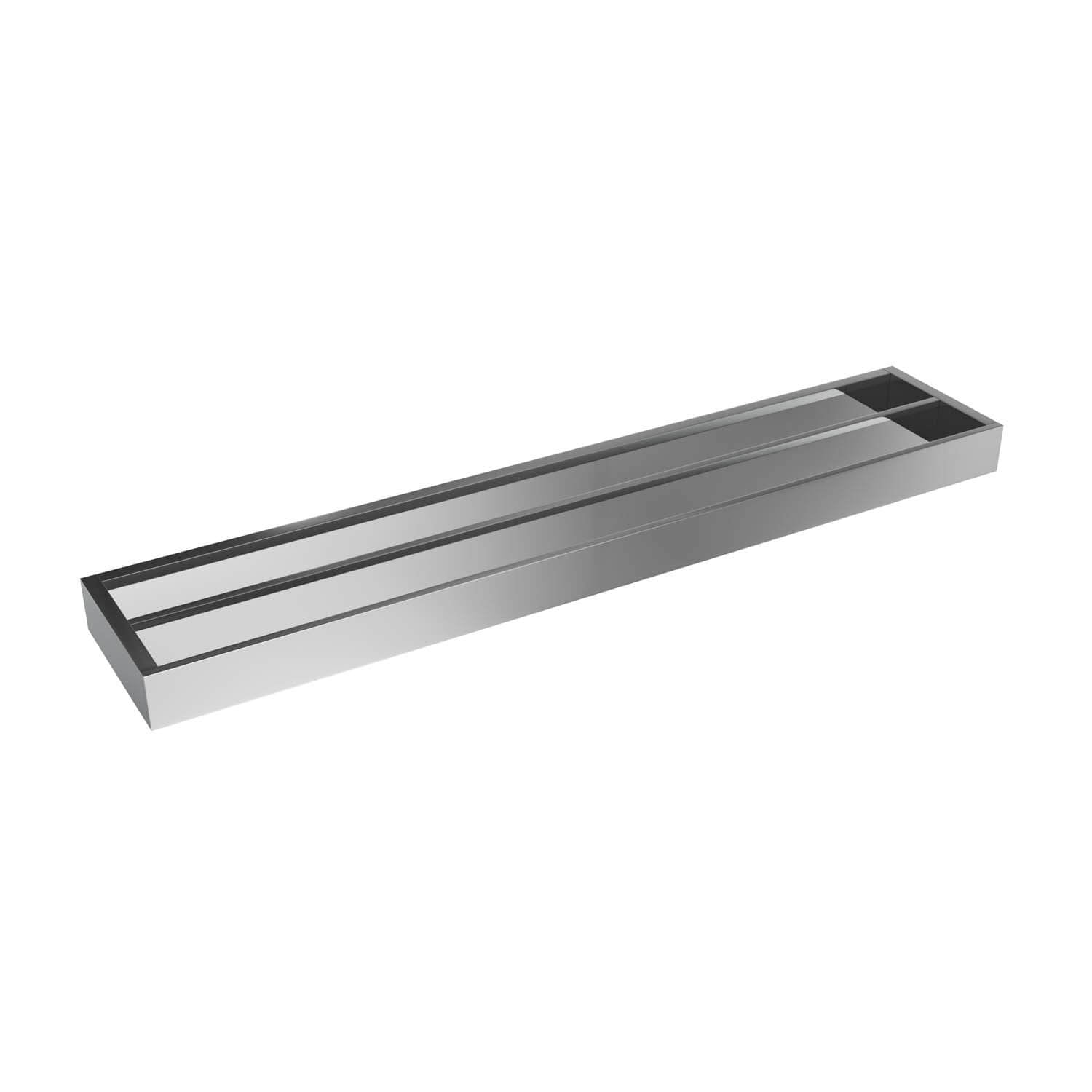 Porte-serviettes double Erupt 24 po - Chrome