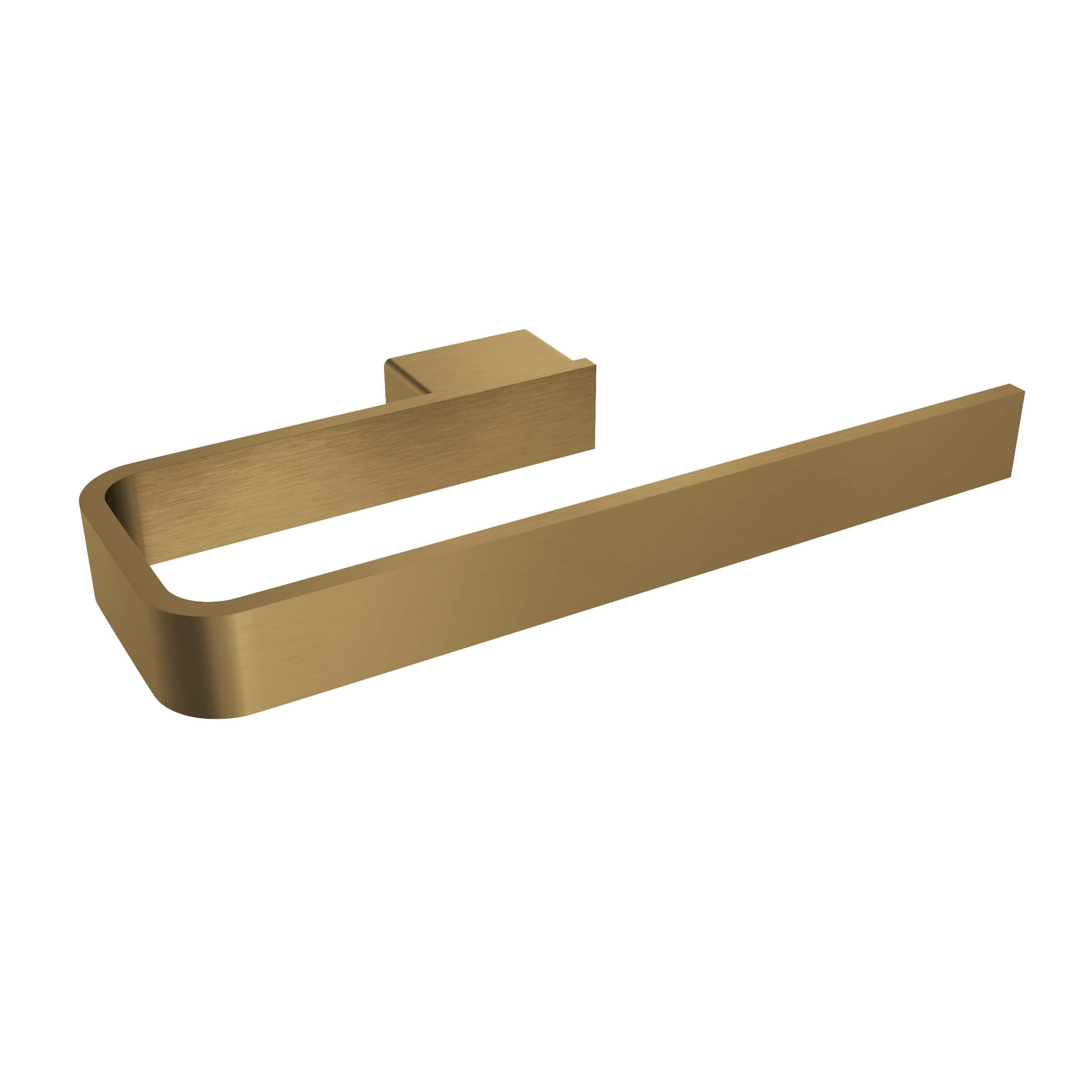Porte-serviettes Cinder 8" - Or brossé foncé