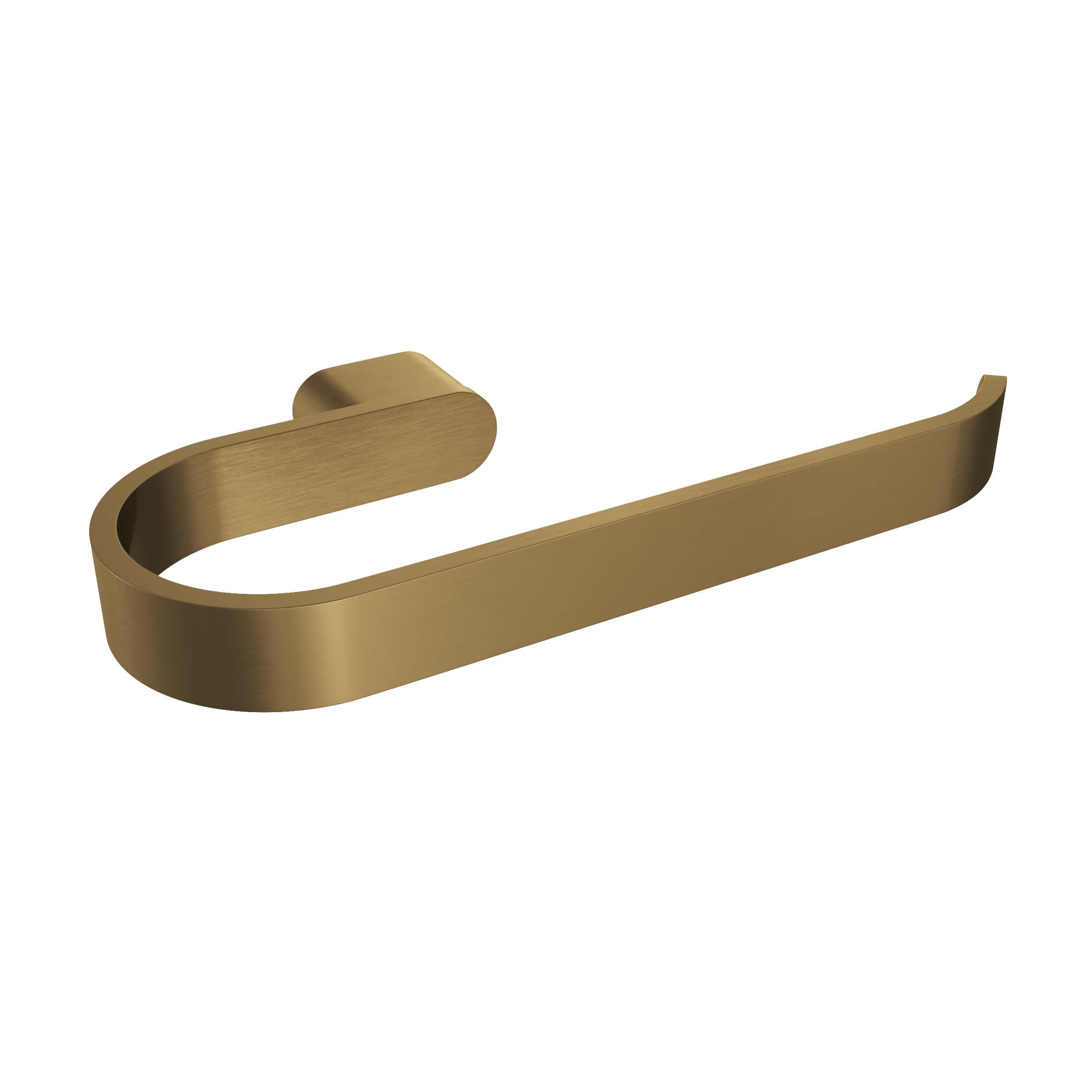 Barre porte-serviettes Flow 8 po - Or brossé foncé