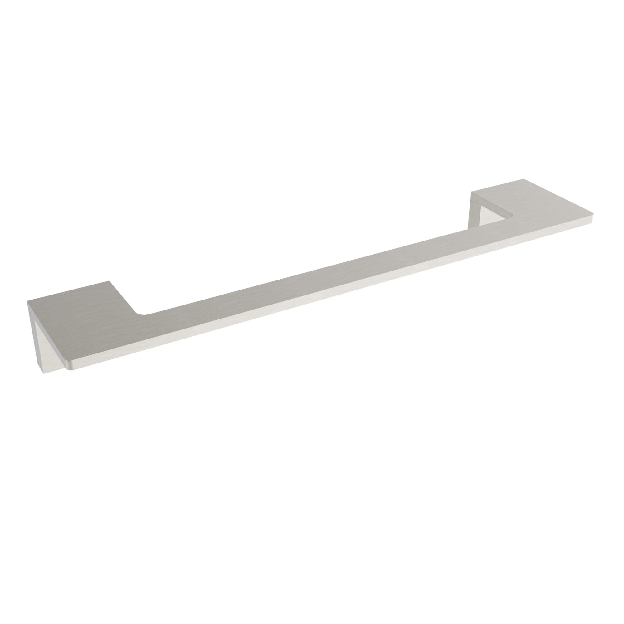 Porte-serviettes en frêne 12 po - Nickel brossé