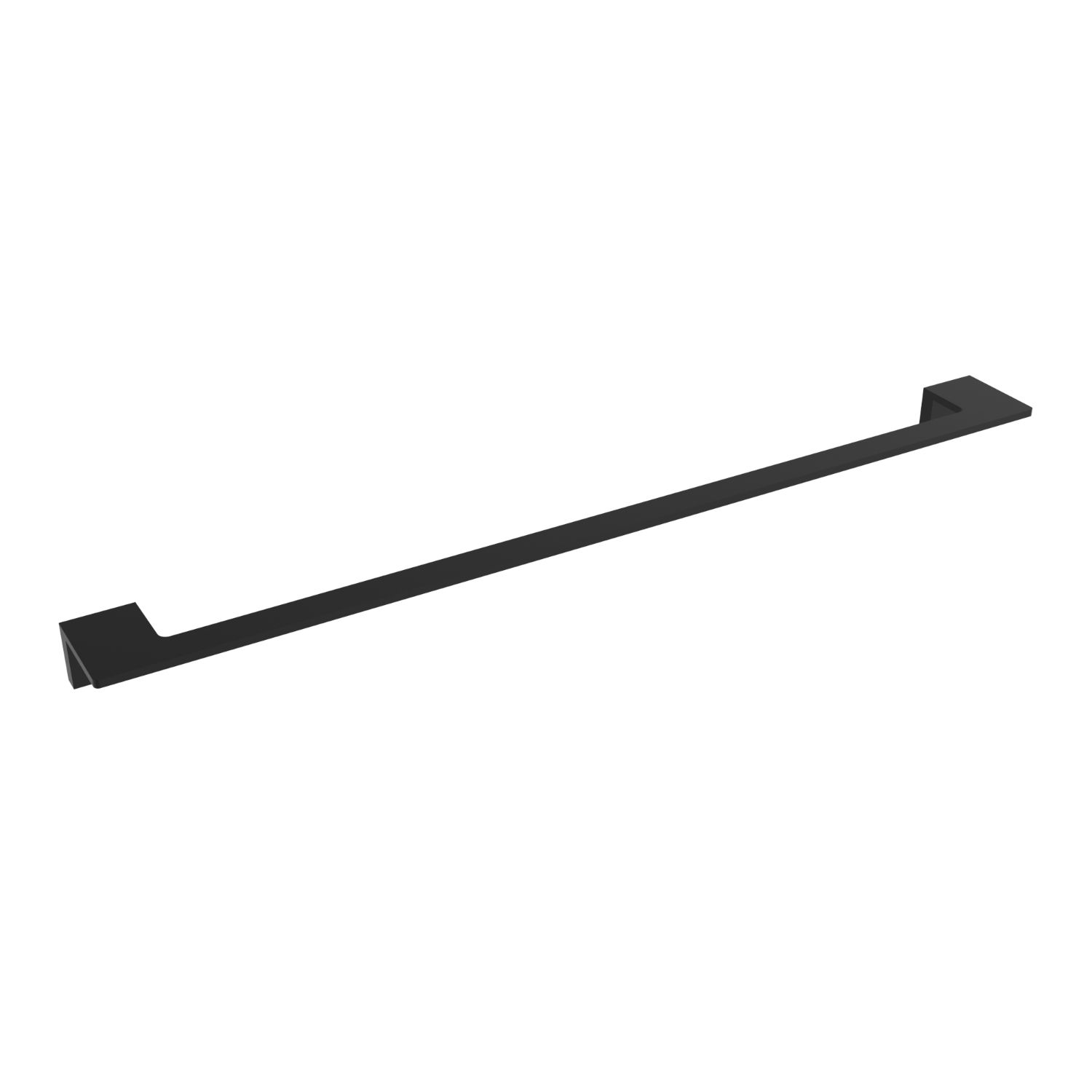 Porte-serviettes Ash 24 po - Noir mat