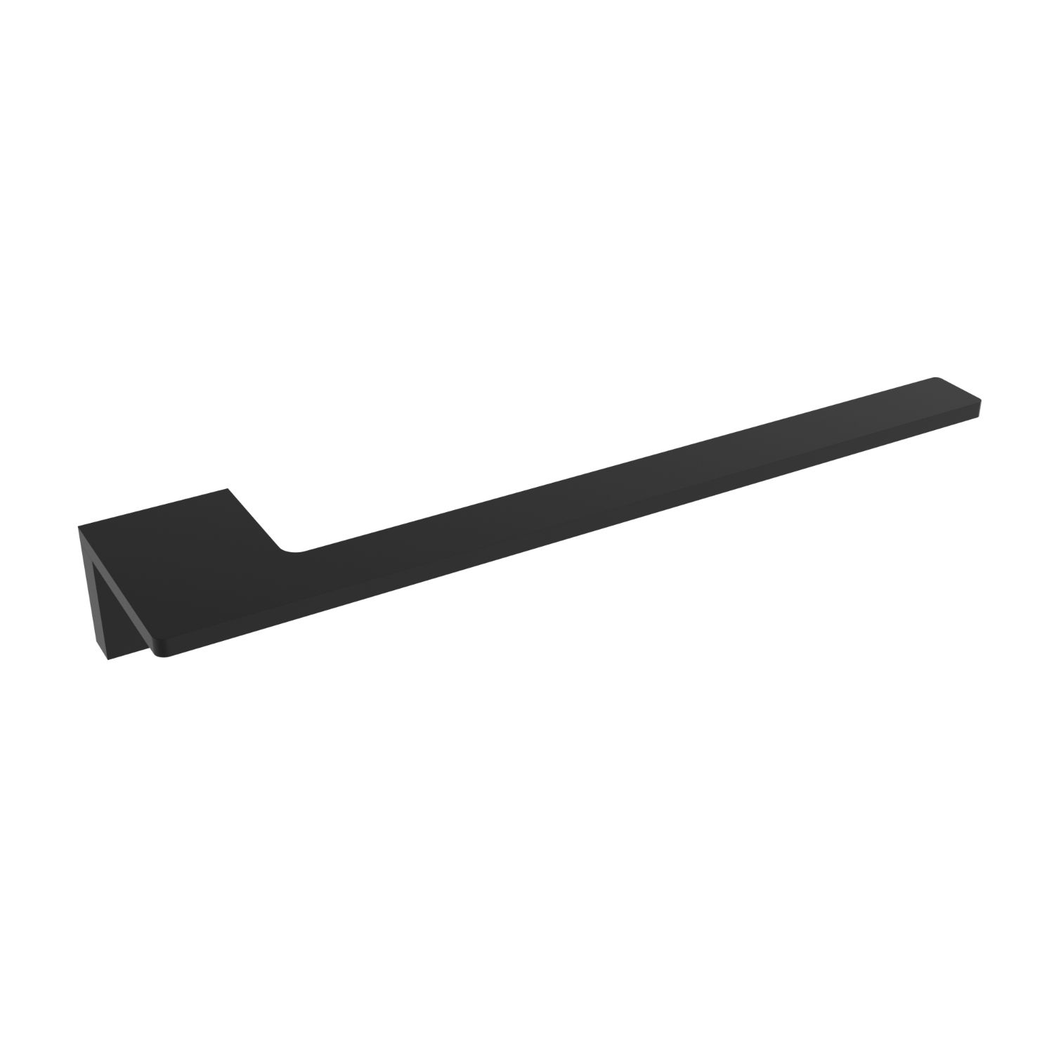 Porte-serviettes Ash 8" - Noir mat