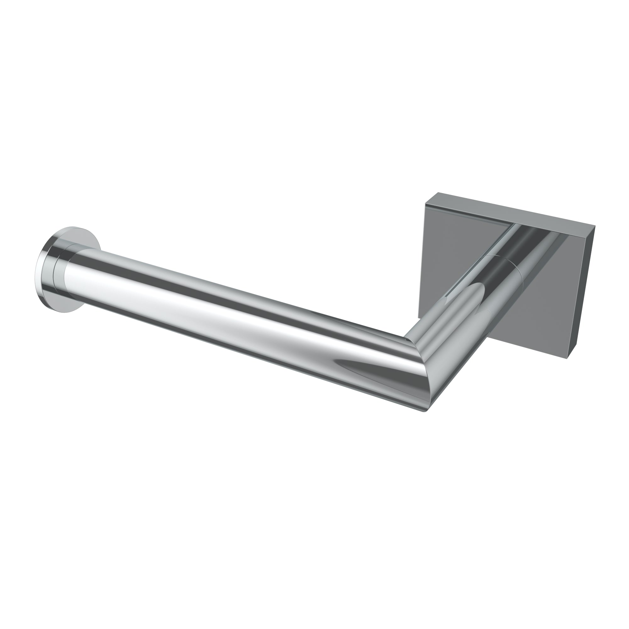 Porte-papier toilette Crater - Chrome (poteau droit)