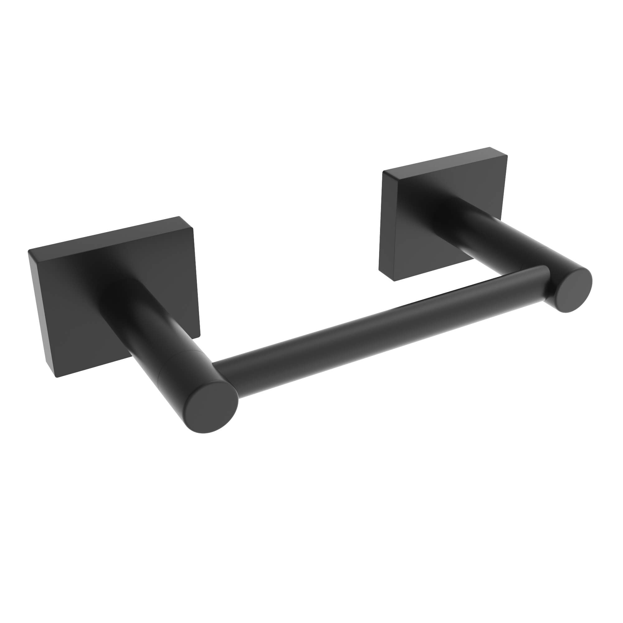 Porte-papier toilette pivotant Crater - Noir mat