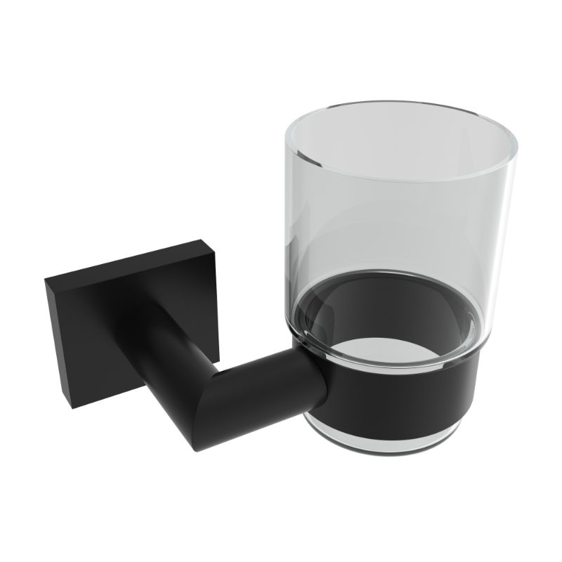 **JUSQU'À ÉPUISEMENT DES STOCKS** Verre à vin Crater - Noir mat