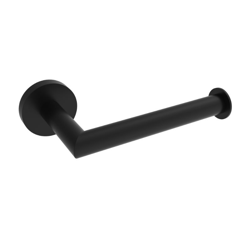Porte-papier toilette Summit – Noir mat (poteau gauche)